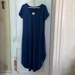 NAVY BLUE NIGHTGOWN